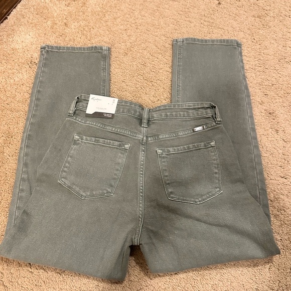 Khaki Denim Jeans - Picture 2 of 4